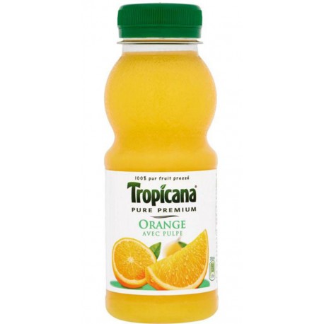 Tropicana Orange Avec Pulpe 25cl (pack de 12)