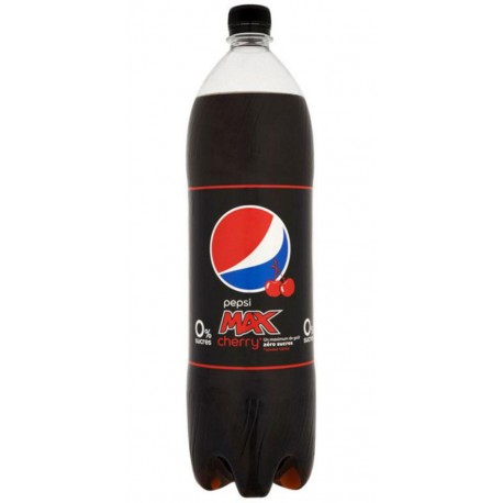 Pepsi Max Cherry 0% sucres 1,5L (lot de 12 bouteilles)