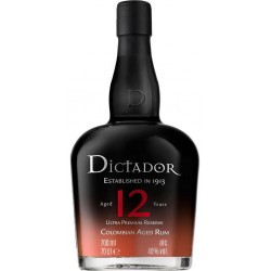 Dictator Rhum brun Colombie 12 ans 40%