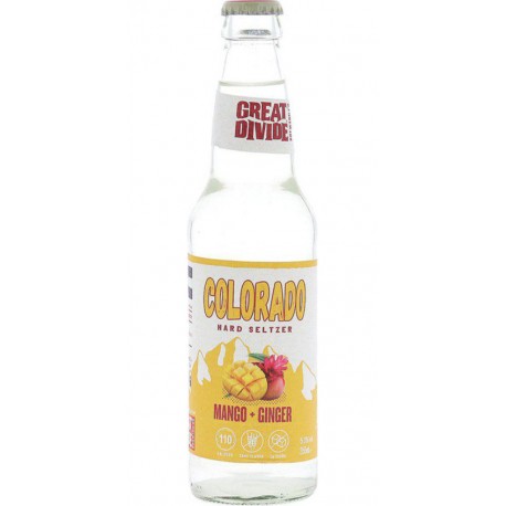 GREAT DIVIDE COLORADO HARD SELTZER MANGO GINGER...