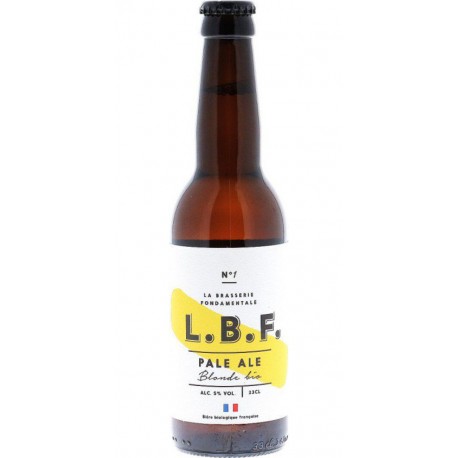 LBF PALE ALE 33CL - CERTIFIE FR-BIO-01