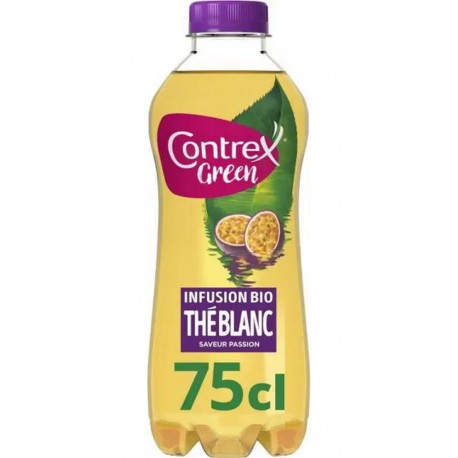 Contrex Green bio eau aromatisée Thé blanc 75cl