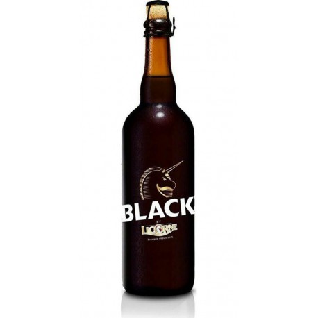 Licorne Bière black 6% 75cl