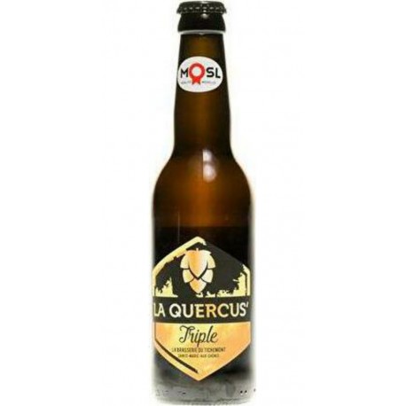 Quercus Bière triple 9% 33 cl 9%vol.