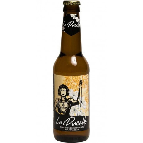 Pucelle Bière blanche arôme mirabelle 5.5% 33 cl 5.5%vol.