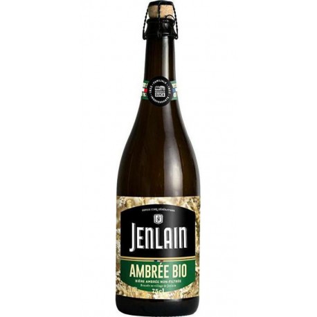 Jenlain Bière ambrée bio 6.2% 75 cl 6.2%vol.