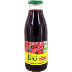 Nature Bio Jus bio cranberry 75 cl