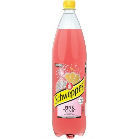 Schweppes Boisson gazeuse pink tonic 1,5 L