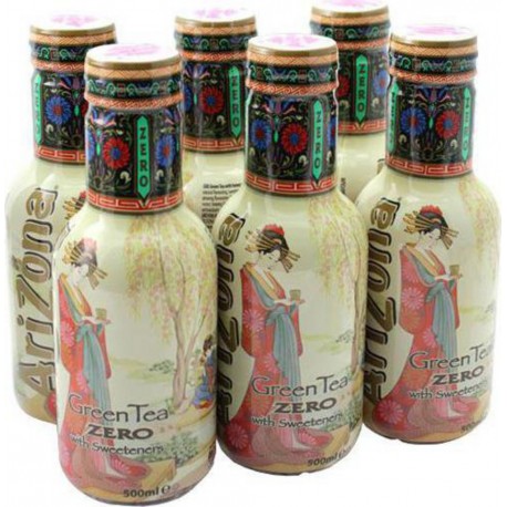 Arizona Thé Vert Zero 50cl (pack de 6)