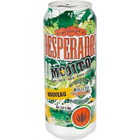 DESPERADOS Tequila Mojito 50cl (lot de 12 canettes)