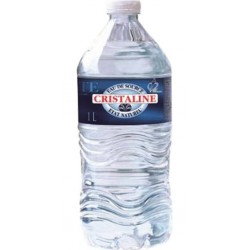 Cristaline Eau de source naturelle 24 x 1L (lot 4 packs de 6 soit 24 bouteilles)