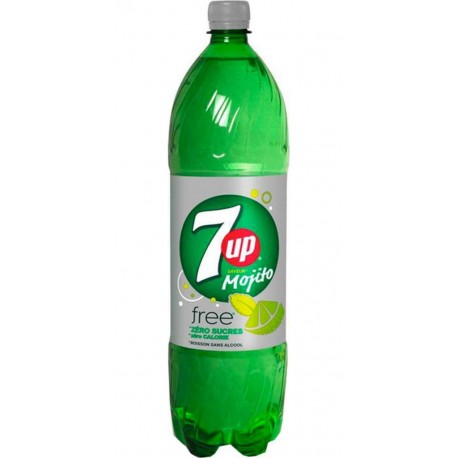 7up Mojito Free Sans Sucres 1,5L (pack de 6)