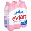 Evian 1,5L par 6 (lot de 5 soit 30 bouteilles)