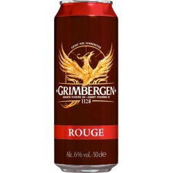 Grimbergen Rouge 6% 50cl (lot de 48 canettes)