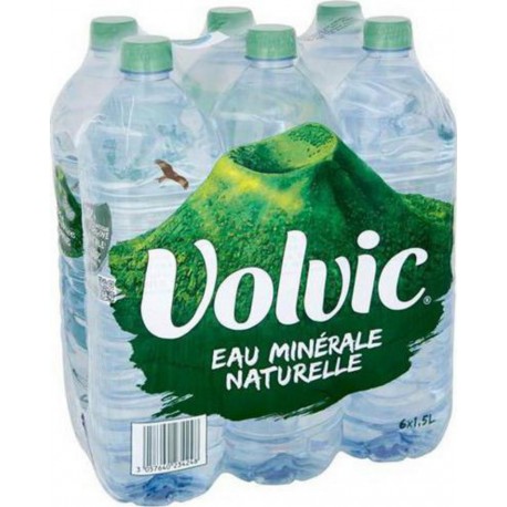 Volvic 1,5L (lot de 2 packs de 6 soit 12 bouteilles)