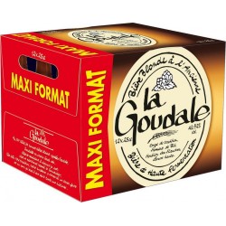 La Goudale Bière blonde à l'ancienne 7,2% bouteilles 12x25cl (pack de 12)