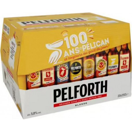 Pelforth BLONDE 20X25cl (pack de 20)