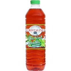 Cristaline Thé Vert Menthe 1,5L (pack de 6)