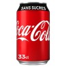 Coca-Cola ZERO SANS SUCRE x20 cannettes de 33cl (pack de 20)