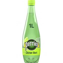 Perrier Boisson gazeuse saveur citron vert 1 L