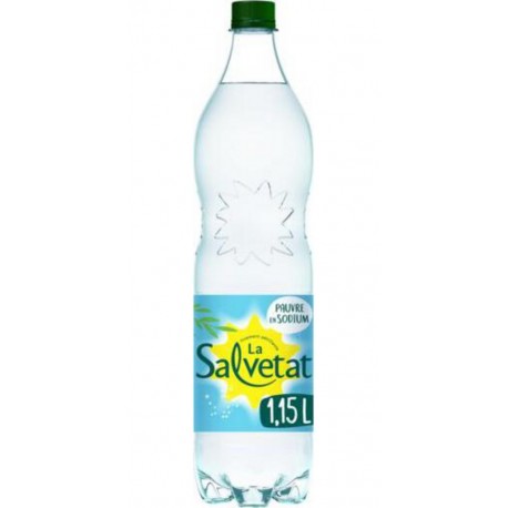 LA SALVETAT Eau gazeuse minérale naturelle 1,15L