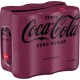 Coca-Cola Cherry Cerise Zero 33cl x6 (lot de 4 packs de 6 soit 24 canettes)