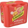 Schweppes Boisson gazeuse aux saveurs 4 agrumes 6 x 33cl (pack de 6)