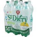 Eau minérale gazeuse St Diery Naturelle 1,25L (pack de 6)