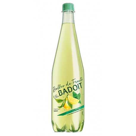 Badoit Bulles de Fruits Citron Touche de Menthe 1L (pack de 6)