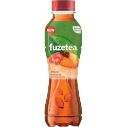 FUZE TEA Evasion Thé Pêche Hibiscus 40cl (lot de 4 packs de 6 soit 24 bouteilles)