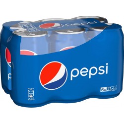 Pepsi Boisson gazeuse au cola 6 x 33 cl