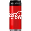 Soda Coca-Cola SANS SUCRES Canette 33cl