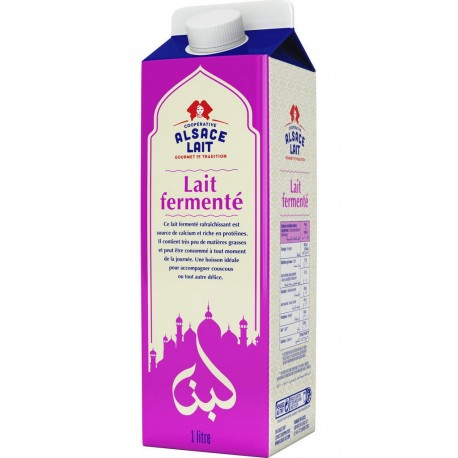 ALSACE LAIT Lait fermenté brique 1L