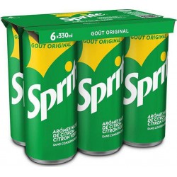 Sprite Original Citron & Citron Vert 33cl (pack de 6)