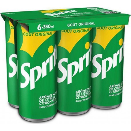 Sprite Original Citron & Citron Vert 33cl (pack de 6)