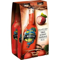 La Mordue Cidre rouge 6% 4 x 27,5 cl 6%vol. (pack de 4)