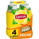 Lipton Ice tea saveur pêche 4 x 20 cl