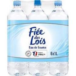 FIÉE DES LOIS Eau de source 6x1L (pack de 6)