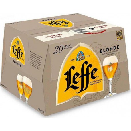 LEFFE BLONDE 20 X 25CL 6.6% 20 x 25 cl 6.6%vol.