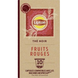 Lipton Infusion Thé Fruit Rouge Nespresso x10