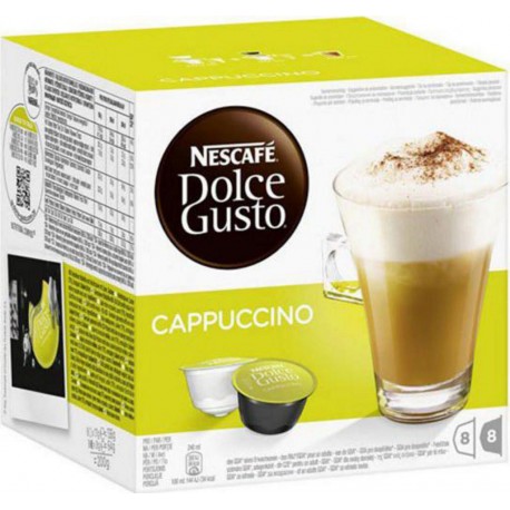 Dolce Gusto Cappuccino (lot de 4 boîtes de 16 soit 64 capsules)