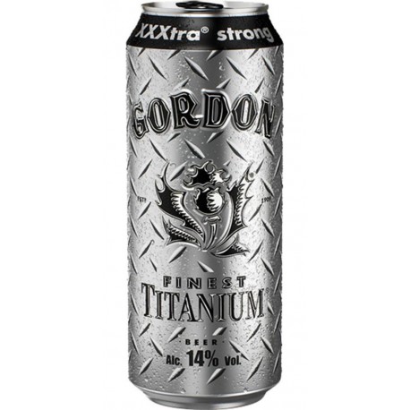 Gordon Finest Titanium 50cl (pack de 12 canettes)