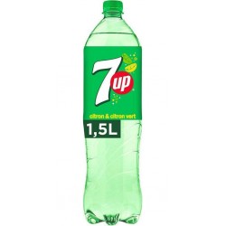 7 Up Boisson gazeuse saveur Citron & Citron vert 1,5L