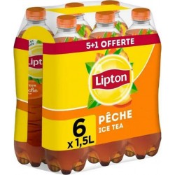 Lipton Ice Tea Pêche 6x1,5L (pack de 6)