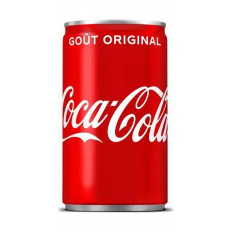 Coca-Cola Soda à base de cola Goût Original 15cl (lot de 2 packs de 8 soit 16 canettes)