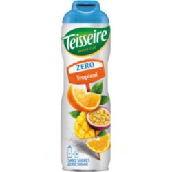 Teisseire Zéro Sucre Sirop Tropical 60cl (lot de 3 bouteilles)