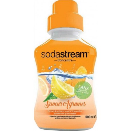 Sodastream Concentré Saveur Agrumes 500ml (lot de 2)