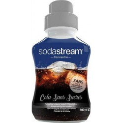 Sodastream Concentré Cola sans Sucres 500ml (lot de 7 flacons)