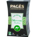 Pages Thé Vert Menthe Tradition Bio x20 sachets