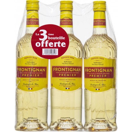 MUSCAT FRONTIGNAN PREMIER 15%vol. 75cl (pack de 3)